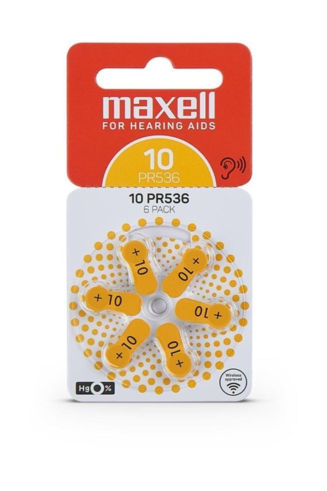İşitme Cihaz PilleriMaxellmax-10Maxell 10 İşitme Cihaz Kulak Pili