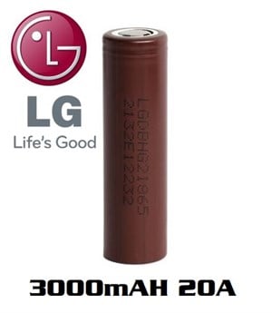  LG HG2 3.7V 3000mAh 20A Discharge Li-ion Pil