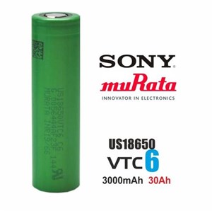Sony VTC6 3000mAH 30A 18650 PilLi-ion,Li-Polymer PillerSonyVTC6-1 AdetSony Murata VTC6 3000mAH 30A 18650 Pil 1 Adet