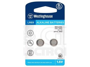 Westinghouse AG6 LR69 1,5V 10 Adet Alkaline Pil LR921 371, 171, GP71A, SR69