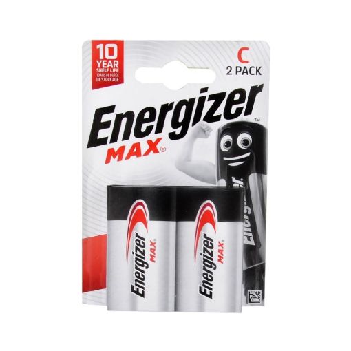 Energizer Alkalin Max C Orta Boy Pil 2'li Paket resmi