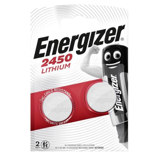 Energizer CR2450 3V 2'li Blister Lityum Para Pil resmi