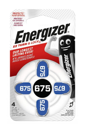 Energizer 675 Numara İşitme Cihazı Pili 4 Adet resmi