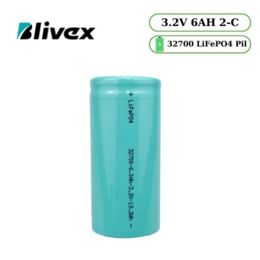 ORTEC LİTHİUM BLIVEX 32700 6AH 2C PİL resmi