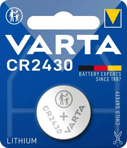 Varta CR2430 Lityum 3v Lityum Pil Tekli Blister  resmi