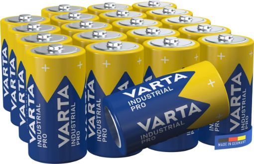 Varta 4014 Endüstriyel Alkalin C Size Orta Boy Pil 20li resmi
