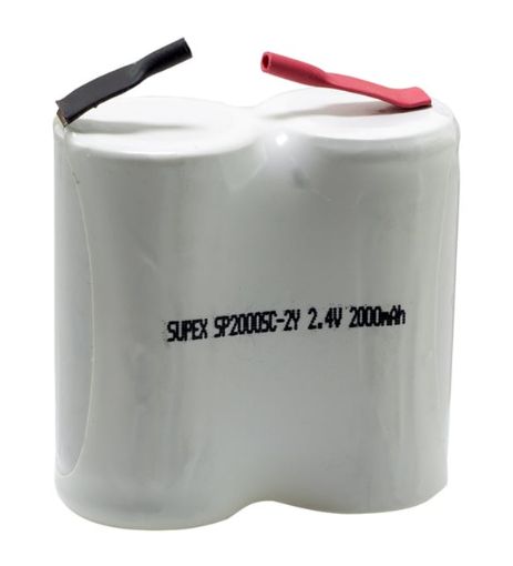 SUPEX Nİ-CD 2.4V SC 2000MAH 2Lİ 2YYANYANA SÜPÜRGE resmi
