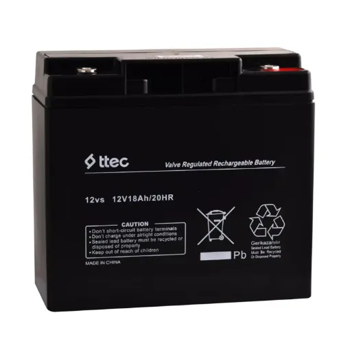 Ttec 12v 18Ah Bakımsız Kuru Akü resmi