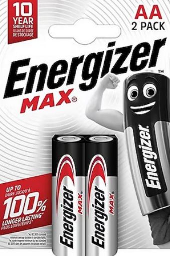 Energizer Max Alkaline AA Kalem Pil 2 Adet LR6 resmi
