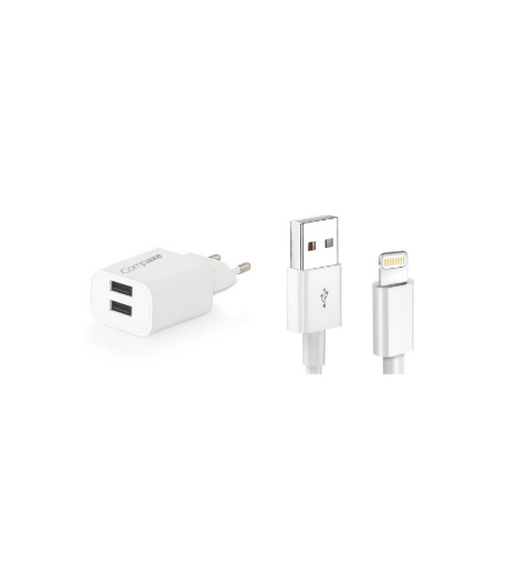 COMPAXE CTA-521D IU 10W 5V 2.1A ÇİFT USB + USB TO resmi
