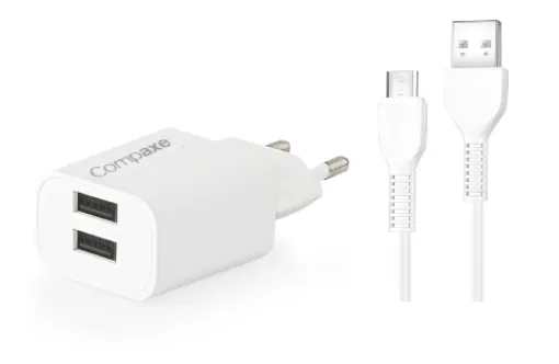  COMPAXE CTA-521D MU 10W 5V 2.1A ÇİFT USB + USB TO resmi