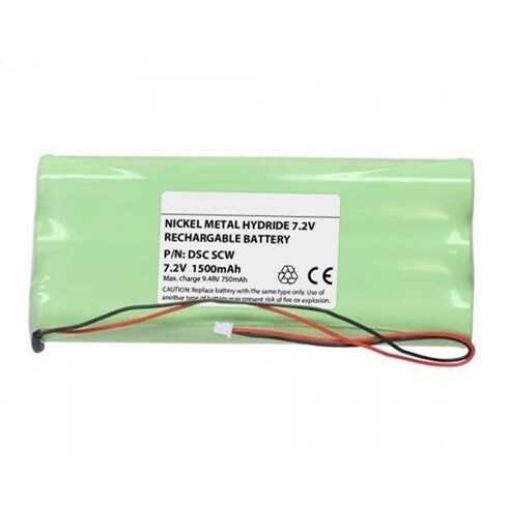 6PH-AA1500-H-C28 DSC-9047 Alarm Paneli için TNL NiMH 7.2v 1.5AH Batarya resmi