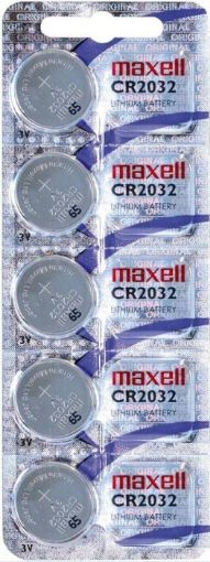 Maxell CR2032 Lityum 3V Düğme Pil 5'li Paket resmi