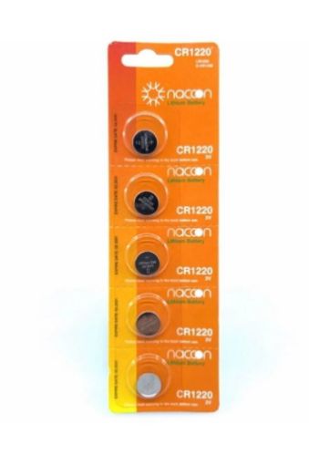 Naccon CR1220 3V Lityum Düğme Pil 5'li Paket resmi