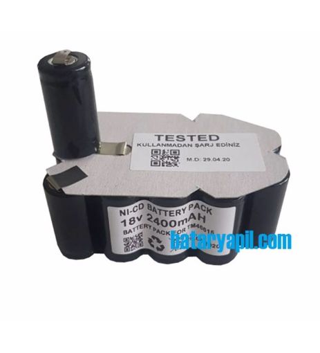 Toolmaxx TM46615 Matkap için 18v 2400mAH TNL NiCD Pil Grubu