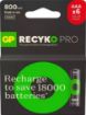 GP PRO RECHARGE AAA 800MAH 6'LI KART ŞARJLI PİL resmi