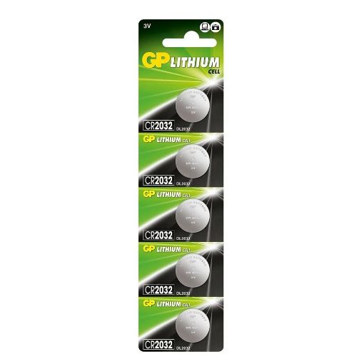 GP CR2032 3V Lityum Pil 5'li Paket resmi