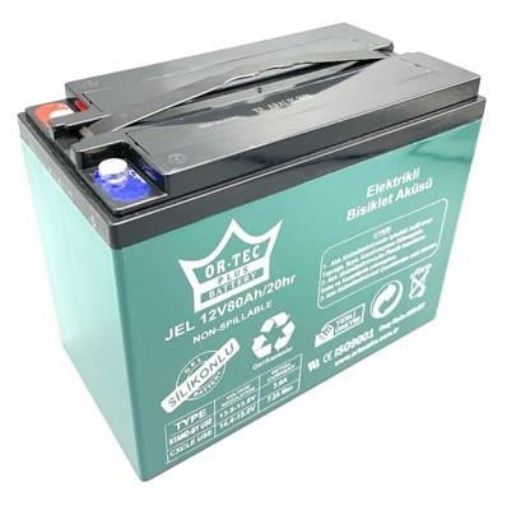 12V 80Ah jel akü