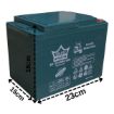 Ortec 12 volt 100 Amper Jel Akü resmi