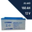 Lexron 12v 160ah Solar Jel Akü  resmi